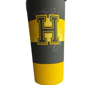 Harry Potter Hufflepuff CORKCICLE Travel Cup Tumbler Stainless Steel. Striped